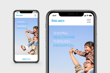 Sheares Healthcare Mobile Responsive Design