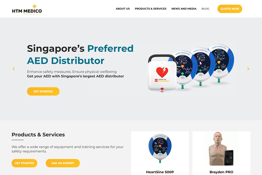 HTMMedico-homepage