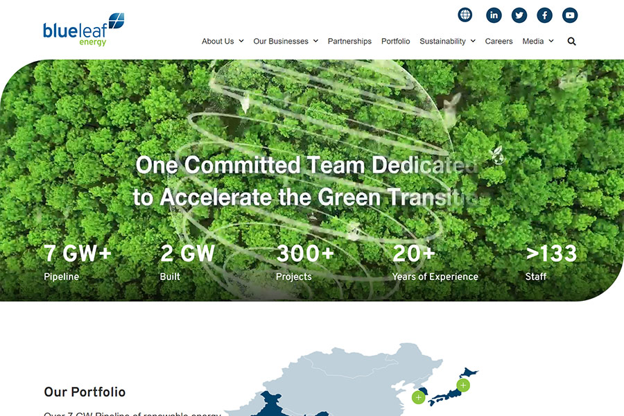 blueleaf-homepage